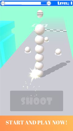 Ball Race - Shoot the target - Screenshot 1