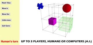 3D tic-tac-toe - Screenshot 1