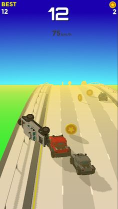 Hummer Crashy Racing - Screenshot 1