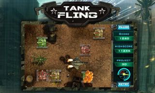 Tank Fling Game - Screenshot 2