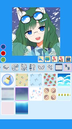 Anime Avatar Cute Girl Maker - Screenshot 1