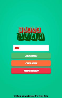 Game Tebak Nama Buah - Screenshot 1