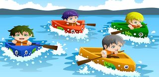 Winni the Poo Boat Race - Screenshot 1