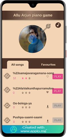 Allu Arjun Piano Game - Screenshot 3