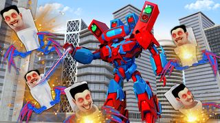 Toilet Monster Robot Games - Screenshot 1