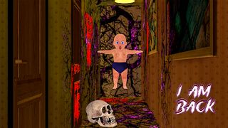 Baby in Blue Scary House Game - Screenshot 3