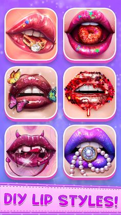 Lip Art Perfect Lipstick Games - Screenshot 2