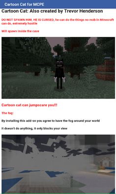 Cartoon Cat Mod for MCPE - Screenshot 2