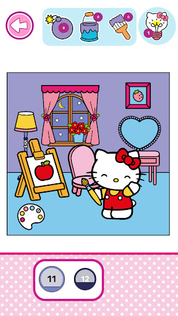 Hello Kitty: Coloring Book - Screenshot 4