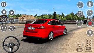 Wall Of Lava Volcano Cars 3D - Screenshot 1