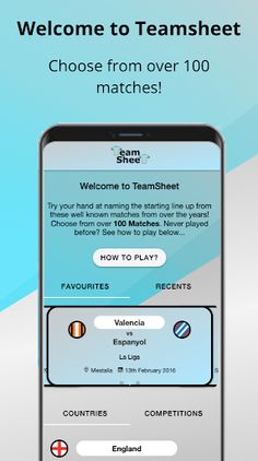 Teamsheet - Screenshot 1