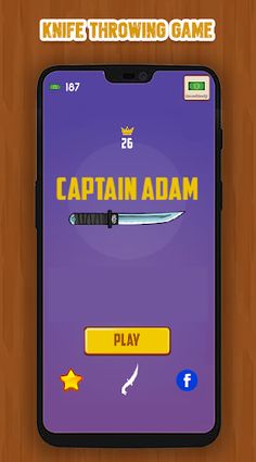 Knife Throwing: Captain Adam - Screenshot 1