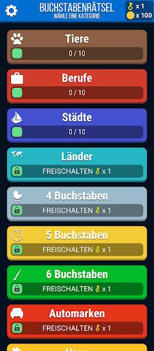 Buchstabenrätsel auf Deutsch - Screenshot 1