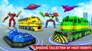 Train Robot Car Transform Game - Screenshot 3