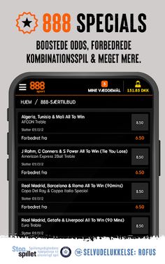 888 sport Live Fodbold odds - Screenshot 3