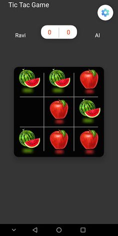 Tic Tac -  With Fruit - Screenshot 4