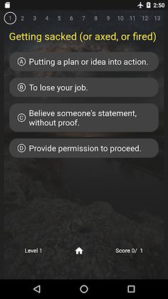 English Idioms Quiz - Screenshot 3