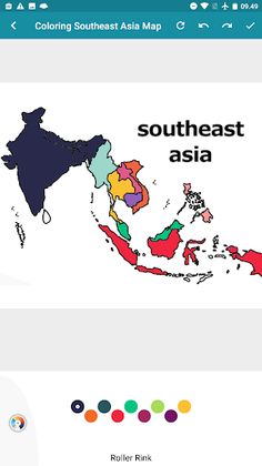 southeast Asia Coloring Map - Screenshot 3