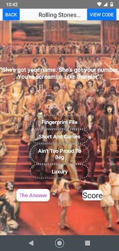 Rolling Stones Song Insight - Screenshot 3