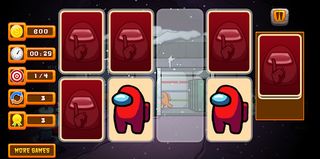 Memory cards matching:Among us - Screenshot 2