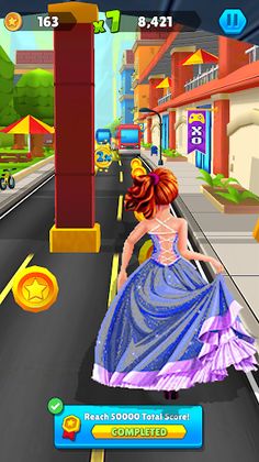 Subway Princess Rush Adventure - Screenshot 3