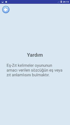 Eş-Zıt Kelimeler Oyunu - Screenshot 3