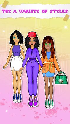 DIY Paper Doll Makeup Games - Screenshot 4