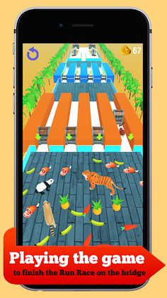 Animals Bridge Runner Race 3D - Screenshot 2