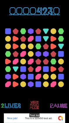 Neon: Simple Match-3 - Screenshot 2