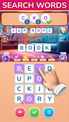 Beauty Words Search & Scrabble - Screenshot 1