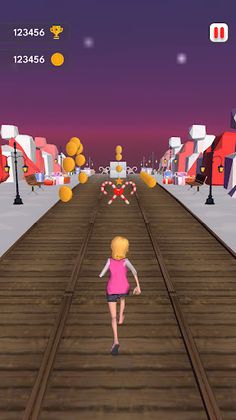 Santa Girl - 3D Runner Games - Screenshot 3