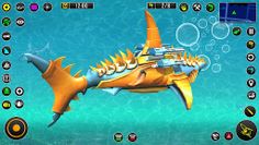 Shark Robot Car Game 3d - Screenshot 3