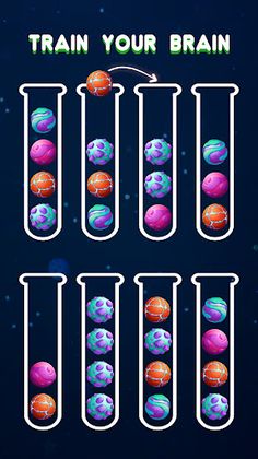 Glaxy Ball Sort Puzzle Game - Screenshot 2