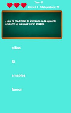 Los Adverbios Juego Educativo - Screenshot 1