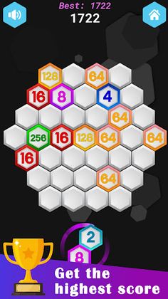 Hex Merge Puzzle Hexagon Block - Screenshot 2