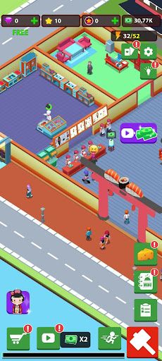 Dream Sushi Tycoon - Idle Game - Screenshot 1