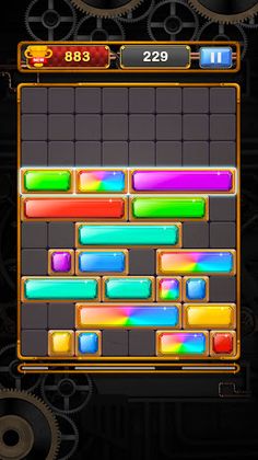 Sliding Gem - Falling Jewel Dr - Screenshot 1