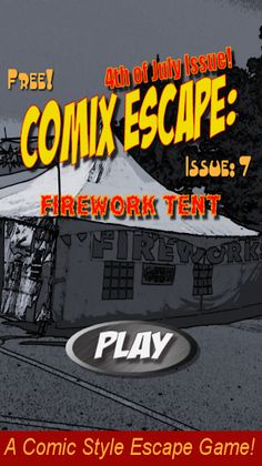 Comix Escape: Firework Tent - Screenshot 1