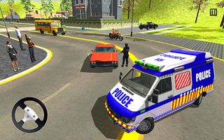 Police Car Van Driving Game 3D - Screenshot 3