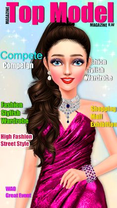 Model Fashion Makeover Dressup - Screenshot 2