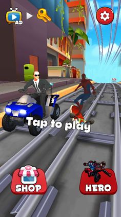 Subway Spider Hero Man - Screenshot 4