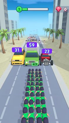 Crowd Run Over - Screenshot 1