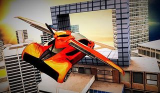Sport Car Flying Simulator pro - Screenshot 2