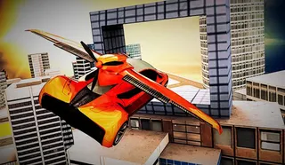 Sport Car Flying Simulator pro - Screenshot 2