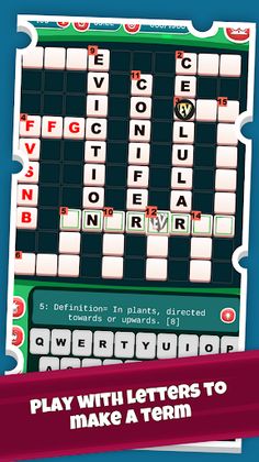 Botany Crossword Puzzle - Screenshot 2