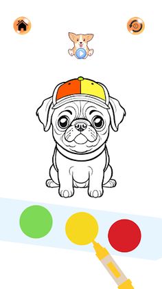 Coloring Stray Puppy Surprise - Screenshot 3