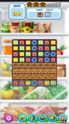 Fill The Fridge: Match 3 Game - Screenshot 3