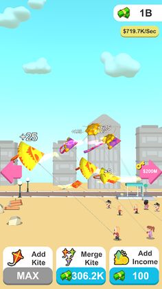 Idle Kite Merge - Screenshot 3