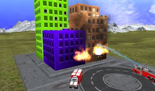 Fire Truck Race & Rescue Kids - Screenshot 1