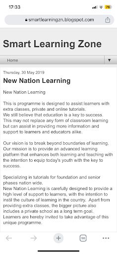 New Nation Learning - Screenshot 2
